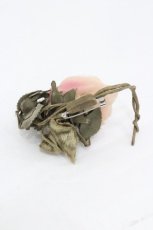 画像2: WONDERFUL WORLD / ミニ薔薇コサージュ   I-26-10-25-125-LO-AC-SA-ZI (2)