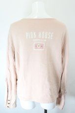 画像2: PINK HOUSE / 雛菊ワッペンカーディガン  ピンク I-26-10-25-021-LO-TO-SA-ZI (2)