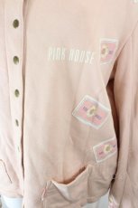 画像3: PINK HOUSE / 雛菊ワッペンカーディガン  ピンク I-26-10-25-021-LO-TO-SA-ZI (3)