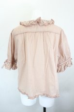 画像2: PINK HOUSE / はしごレース&リボン使いブラウス  ピンク I-26-10-28-049-LO-BL-TE-ZI (2)