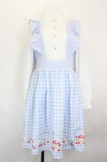 画像1: axes femme POETIQUE / シナモロール チェリーワンピース M サックス I-26-10-28-075-AX-OP-SA-ZI (1)