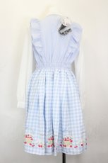 画像2: axes femme POETIQUE / シナモロール チェリーワンピース M サックス I-26-10-28-075-AX-OP-SA-ZI (2)