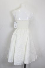 画像2: axes femme POETIQUE / フレアキャミワンピース M ホワイト I-26-10-28-077-AX-OP-SA-ZI (2)