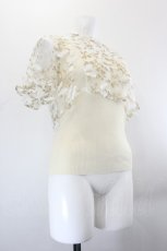 画像3: axes femme POETIQUE / 立体蝶ブラウス×タンクセット M キナリ I-26-10-28-007-AX-BL-SA-ZI (3)