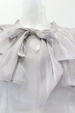 画像4: axes femme POETIQUE / 前後2wayリボンブラウス M グレー I-26-10-28-008-AX-BL-SA-ZI (4)