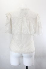 画像2: axes femme / 総レースカットアウトトップス  アイボリー I-26-10-28-011-AX-TO-SA-ZI (2)