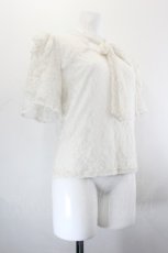 画像3: axes femme / 総レースカットアウトトップス  アイボリー I-26-10-28-011-AX-TO-SA-ZI (3)