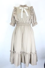 画像1: m petit by misako / NINA’Sコラボワンピース M ブラウン I-26-10-30-044-LO-OP-SA-ZI (1)