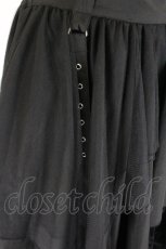 画像4: axes femme / 異素材イレヘムロングスカート  黒 I-26-10-30-054-AX-SK-SA-ZI (4)