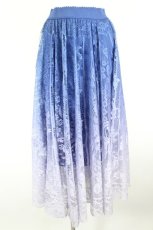 画像1: axes femme / グラデレースサーキュラースカート  青Ｘ紫 I-26-10-30-055-AX-SK-SA-ZI (1)
