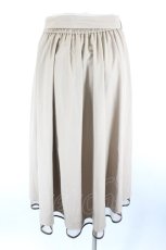 画像2: axes femme / ラッフルフリルイレヘムスカート M ベージュ I-26-10-30-058-AX-SK-TE-ZI (2)