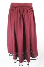 画像2: axes femme / ラッフルフリルイレヘムスカート M 赤×黒 I-26-10-30-059-AX-SK-TE-ZI (2)