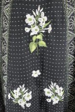 画像3: axes femme / ドット柄×お花刺繍入りスカート M 黒 I-26-10-30-067-AX-SK-TE-ZI (3)