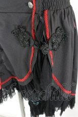 画像3: Ozz oneste / 紫陽花刺繍裾チュールチャイナ風オーバースカート  黒 I-26-10-30-073-OO-SK-TE-ZI (3)