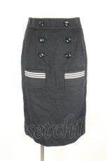 画像1: MILK / Sailorタイトスカート  ブラック I-26-10-30-075-ML-SK-SA-ZI (1)
