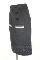 画像2: MILK / Sailorタイトスカート  ブラック I-26-10-30-075-ML-SK-SA-ZI (2)