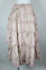 画像1: PINK HOUSE / マーガレットブーケプリントスカート  ピンク I-26-10-30-080-LO-SK-TE-ZI (1)