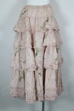 画像3: PINK HOUSE / マーガレットブーケプリントスカート  ピンク I-26-10-30-080-LO-SK-TE-ZI (3)