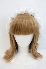 画像2: Coenobita / レースリボンカチューシャ  白 I-26-10-30-103-LO-AC-SA-ZI (2)