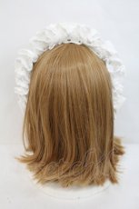 画像3: Coenobita / レースリボンカチューシャ  白 I-26-10-30-103-LO-AC-SA-ZI (3)