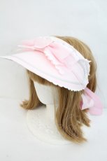 画像1: Angelic Pretty / Toy's Donut Dinerサンバイザー  ピンク I-26-10-30-106-AP-AC-TE-ZI (1)