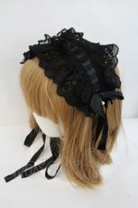 画像1: Moi-meme-Moitie / はしごリボンヘッドドレス  黒 I-26-10-30-109-MO-AC-SA-ZI (1)