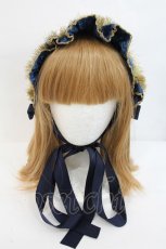画像2: metamorphose / Dress roomブリム付ヘッドドレス  ロイヤルブルー I-26-10-30-110-ME-AC-SA-ZI (2)