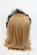 画像3: metamorphose / Dress roomブリム付ヘッドドレス  ロイヤルブルー I-26-10-30-110-ME-AC-SA-ZI (3)