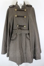 画像1: axes femme / ナポレオンマント風コート  ブラウン I-26-10-30-011-AX-CO-SA-ZI (1)