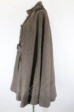 画像2: axes femme / ナポレオンマント風コート  ブラウン I-26-10-30-011-AX-CO-SA-ZI (2)
