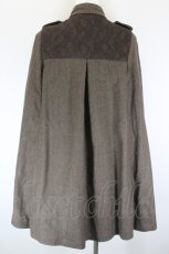 画像3: axes femme / ナポレオンマント風コート  ブラウン I-26-10-30-011-AX-CO-SA-ZI (3)