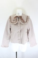 画像1: m petit by misako / セーラー襟ショートコート S ピンク I-26-10-30-023-LO-CO-SA-ZI (1)