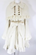 画像1: ATELIER PIERROT / Holy Night Cape Coat  アイボリー I-26-10-30-027-EL-CO-SA-ZI (1)
