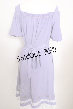 画像2: 【SALE】Ozz Croce / 裾エンブロイダリーバックリボンワンピース O-23-09-23-107-OO-OP-OA-ZT339