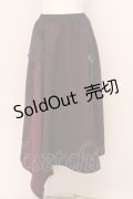 Qutie Frash / 柄切替えアシメスカート O-23-09-26-034-QU-SK-YM-ZS