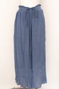 axes femme / 裾レース楊柳ワイドパンツ O-23-09-29-1067-AX-PA-OW-ZT266