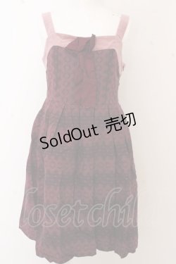 画像1: 【SALE】Jane Marple / お花刺繍別珍切り替えジャンパースカート O-23-09-29-249-JM-OP-OA-ZT327