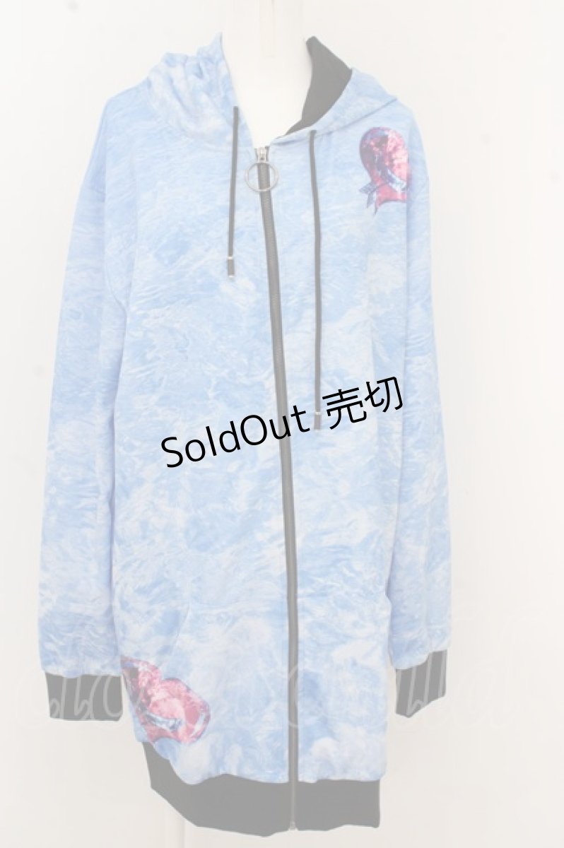 画像1: 【SALE】NieR CLOTHING / デビルハートロングパーカー O-23-09-30-088-PU-TO-YM-ZT080 (1)