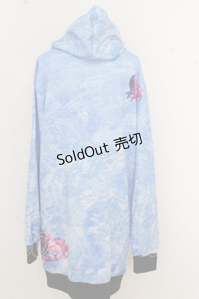 画像2: 【SALE】NieR CLOTHING / デビルハートロングパーカー O-23-09-30-088-PU-TO-YM-ZT080 (2)