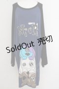 【SALE】NieR CLOTHING / BIGラグランカットソー O-23-09-30-089-PU-TO-YM-ZT077