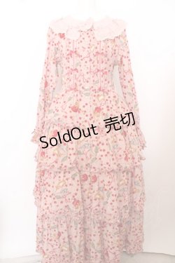 画像1: PINK HOUSE / ☆キャットチェリードロッププリントワンピース O-23-09-30-1131-LO-OP-YM-OS