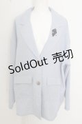 NieR Clothing / NieR CASUAL SUIT JACKET【BLUE】ジャケット O-23-09-30-129-PU-JA-OW-ZT076