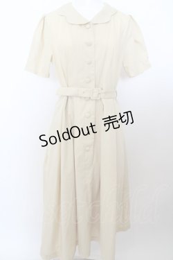 画像1: 【SALE】an another angelus / スカラップ開衿シャツワンピース O-23-10-07-065-CA-OP-IG-ZT163