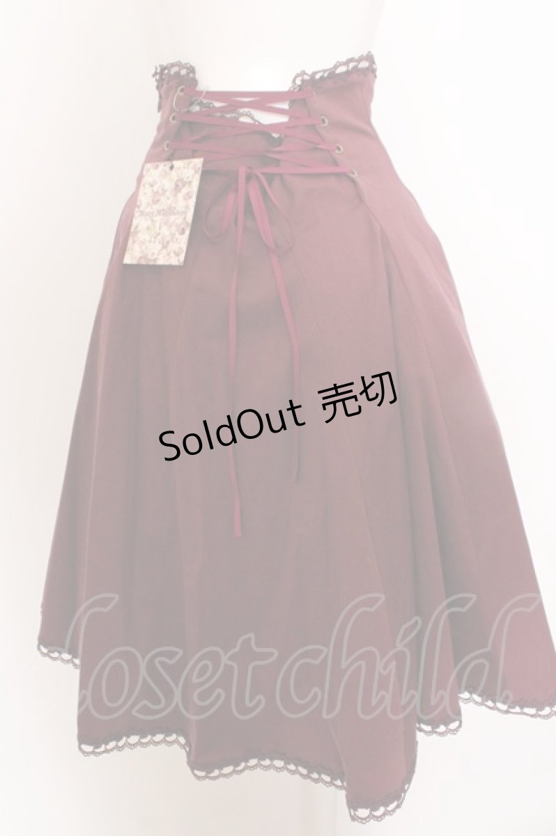 画像2: Mary Magdalene / 編み上げハイウエストスカート（66cm丈） O-23-10-09-112-CL-SK-OA-OS (2)