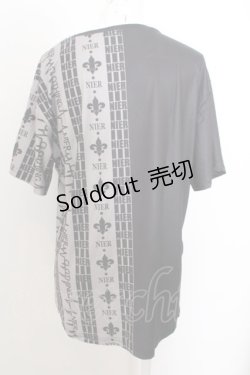 画像2: NieR Clothing / アイコンptバイカラー半袖カットソー O-23-10-11-040-PU-TO-OA-ZT185