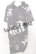 【SALE】NieR CLOTHING / ミケ半袖ZIP  O-23-10-11-038-PU-TO-OA-ZT185