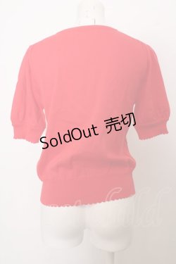 画像3: Jane Marple / Tiara EMB puff sleeve カーディガン M アカ O-23-10-14-025-JM-TO-IG-ZT111