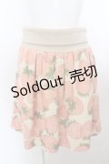 Franche Lippee / いちご総柄スカート M クリーム O-23-10-15-048-LO-SK-OW-ZY
