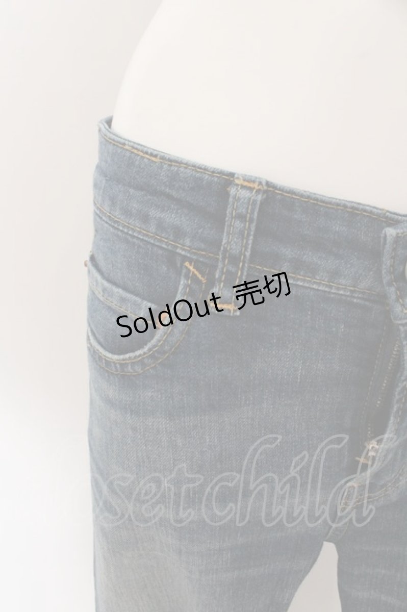 画像2: 【SALE】RNA / デニムパンツ M インディゴ O-23-10-19-082-PU-PA-IG-ZT078 (2)