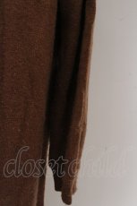 画像2: 【SALE】axes femme / トッパーカーデレイヤードトップス  ブラウン×オフシロ O-23-10-21-123-AX-TO-IG-ZT350 (2)